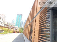 중국 외부 벽 건축을 위한 송풍된 정면 도기 타일 정면 클래딩 회사
